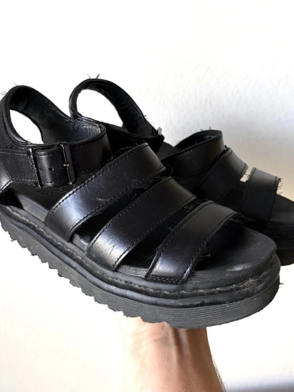 Dr. Martens Blaire Sandals Black Shoes Women's Size 6